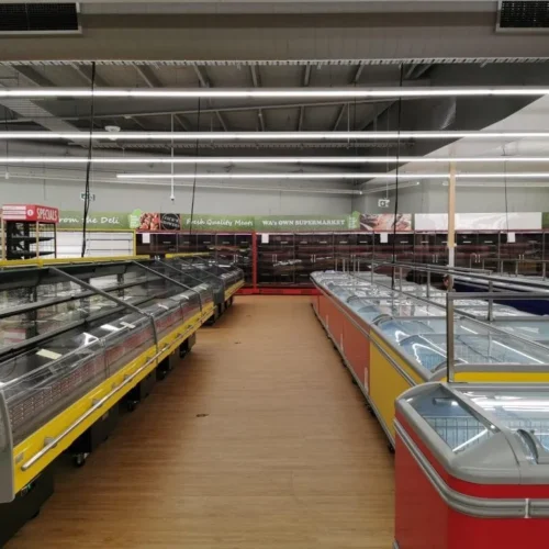 MECS Electrical & Controls was contracted to design and install a comprehensive refrigeration system for the new Farmer Jack's supermarket in Ashby