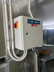 BMS Control Panel System designed and constructed by MECS electrical mechanic